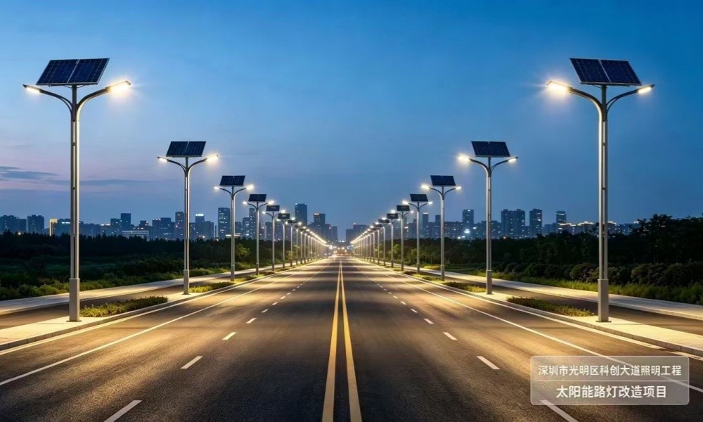 深圳光明区太阳能路灯改造